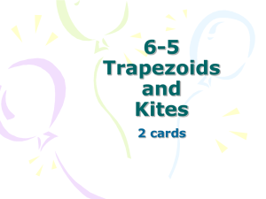 6-5 Trapezoids and Kites - Village Christian School