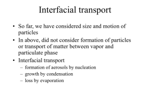 Interfacial transport