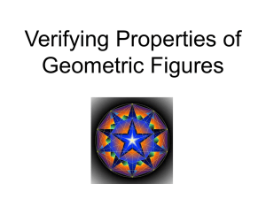 Verifying Properties of Geometric Figures
