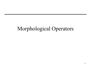 Morphology and Hough Transform