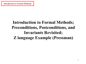 of formal methods