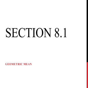Section 8.1 PowerPoint Notes - Link 308