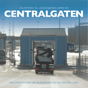 CENTRALGATEN - Helsingborgs Hamn AB