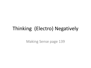 Thinking (Electro) Negatively