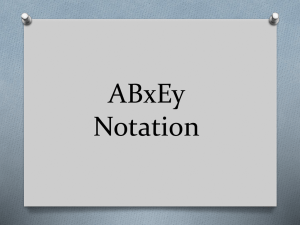 ABxEy Notation