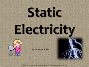 Static Electricity Powepoint