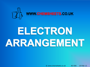 Electron arrangement