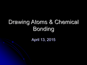 Drawing Atoms and Chemical Bonding