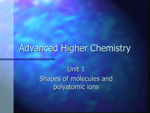 lesson 8 shapes of molecules and polyatomic ions