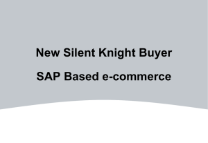 New Silent Knight Buyer SAP Based e