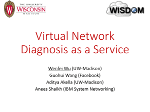 Virtual Network Diagnosis as a Service