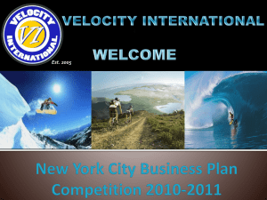 New York City Business Plan Competition 2010-2011