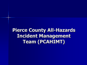 PCAHIMT - Pierce County Fire Chiefs Association