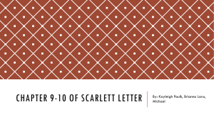 Chapter 9-10 of Scarlett letter
