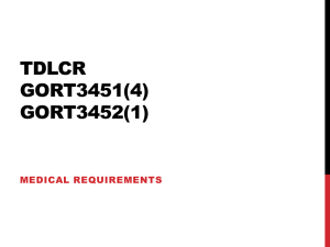 TDLCR GORT3451(4) GORT3452(1)