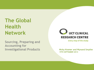 IP (Investigational Product) - Global Health Trials