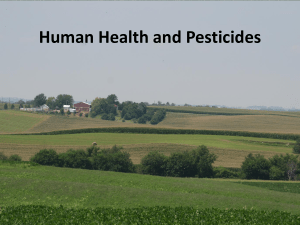 Human Health & Pesticides