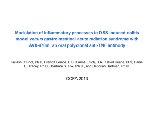GI ARS model - Advances in Inflammatory Bowel Diseases