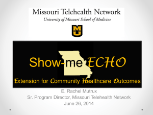 Show-Me ECHO - University of Missouri