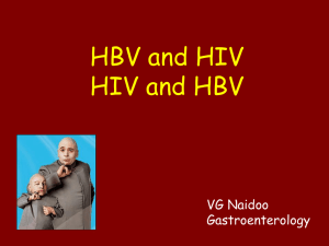 HBV and HIV