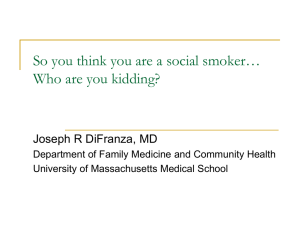 So you think you are a social smoker
