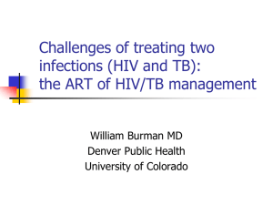 HIV and TB - American Lung Association