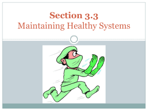 Section 3.3. Maintaining Healthy Systems