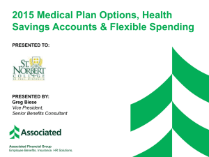 2015 OE Meeting - Plan Options and HSA Education