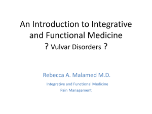An Integrative and Functional Medicine Approach to Vulvar