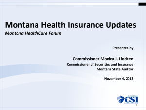 New 2013 Montana legislation