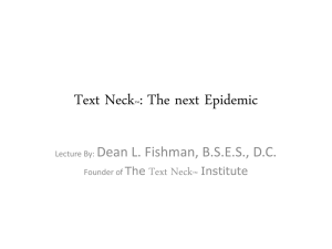 to read more information on “Text Neck”