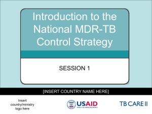 Introduction to the National MDR