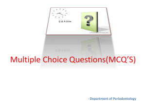 MCQ`S of classification of diseases and condition affecting