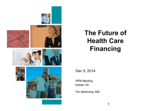 The Future of Healthcare Financing