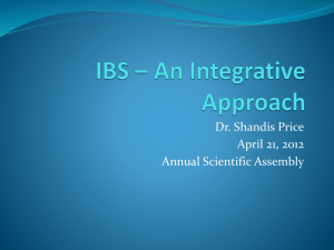 IBS * An Integrative Approach