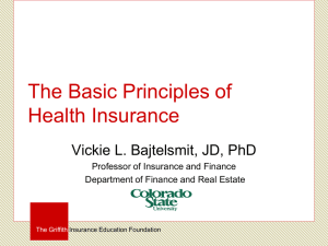 The Basic Principles of Risk Management and Insurance