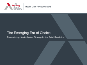 Health Care Advisory Board - Carolinas HealthCare System