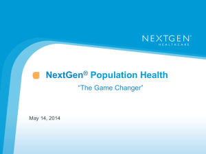 NextGen Population Health