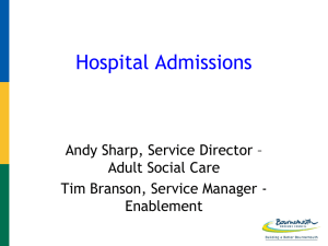 Hospital admissions presentation (18 11 14)