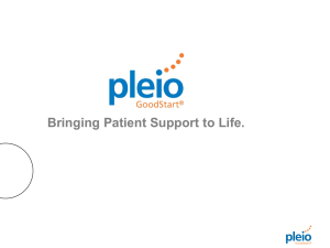 Pleio GoodStart - CARE Pharmacies