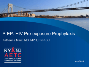 PrEP HIV Pre-exposure Prophylaxis