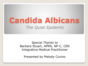Candida Albicans - Healthy and Wise