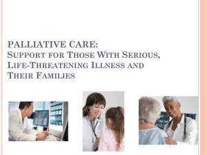 PALLIATIVE CARE - American Association of Colleges of Nursing