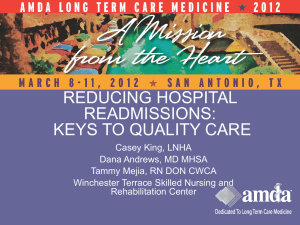 reducing hospital readmissions