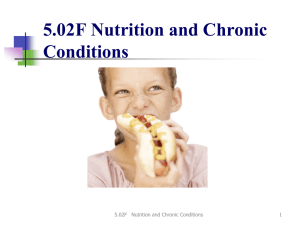 5.02F Nutrition and Chronic Conditions