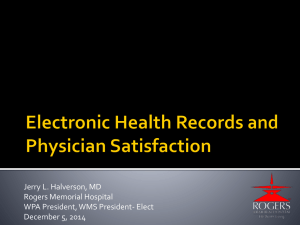 Electronic Health Records Update