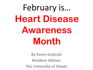 February is* Heart Disease Awareness Month