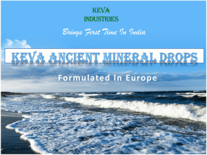 About Keva Ancient Mineral Drops