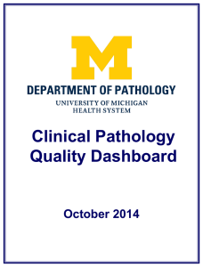 October - Pathology - University of Michigan