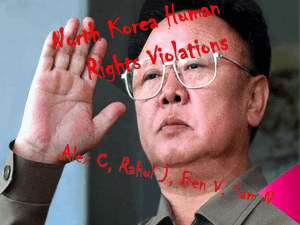 Human Rights violations in North Korea